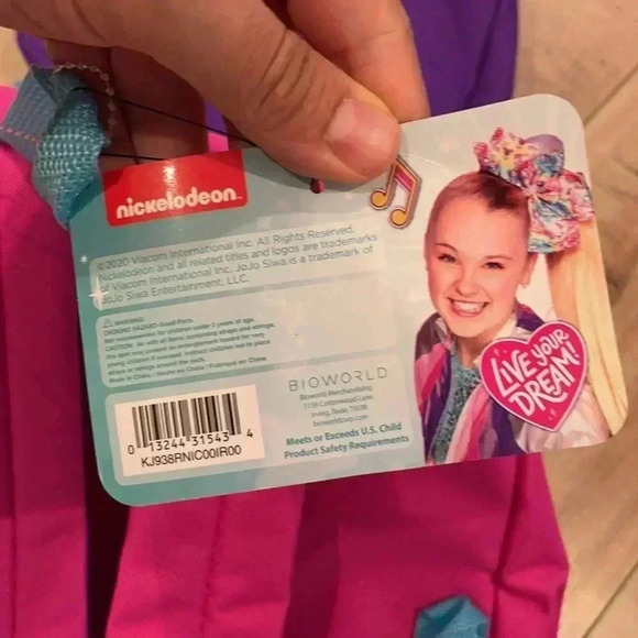 4/$25 Nickelodeon JOJO Silva Backpack Lunch Bag Set NWT - Picture 5 of 5